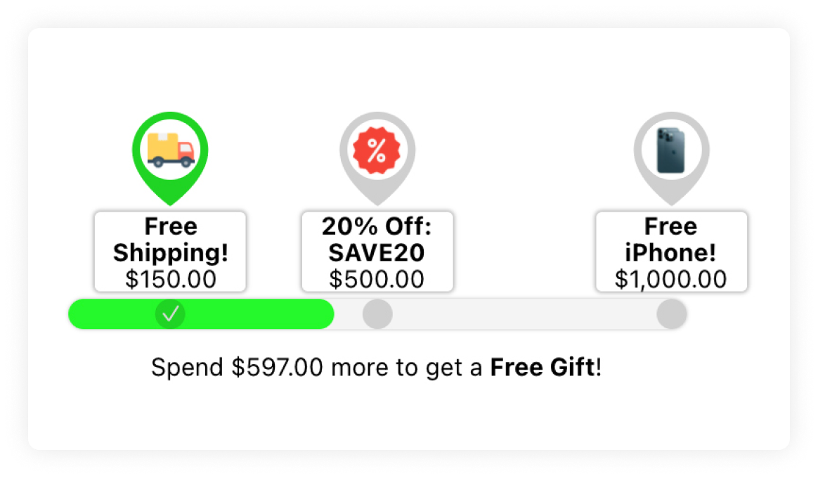 Gift Progress Bar
